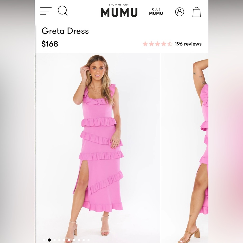 Show Me Your Mumu Greta Dress - Pink
